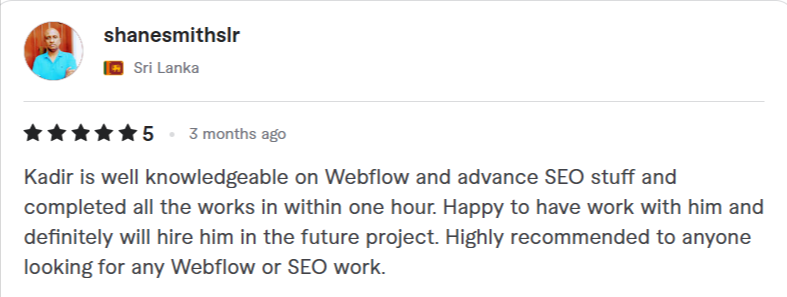 Client review